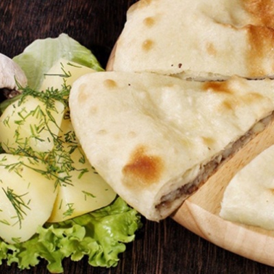 Пирог с картофелем и грибами