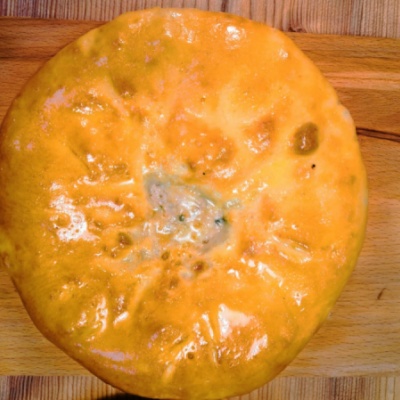 Пирог с курицей и сыром