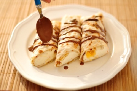 Блинчики с маскарпоне