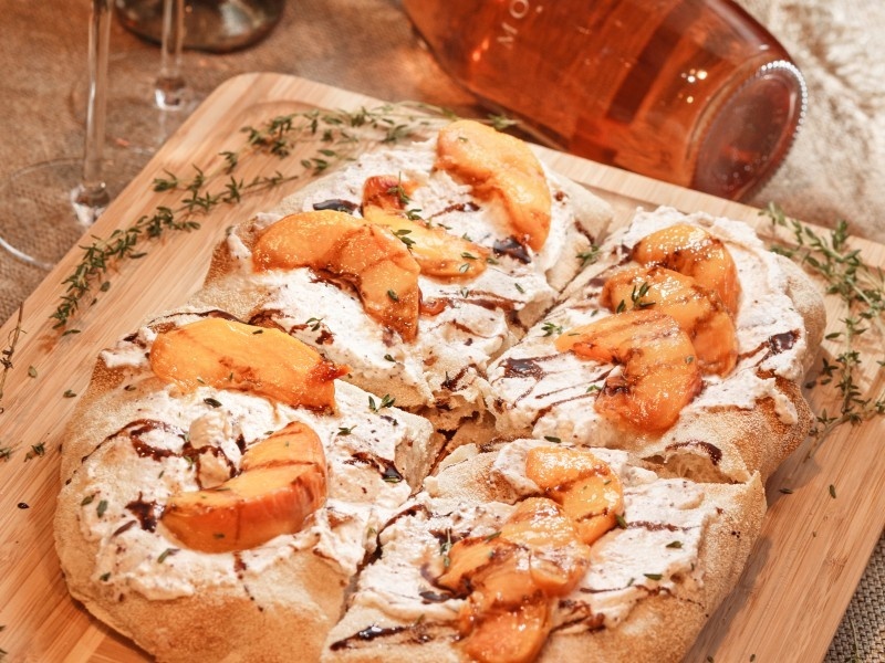 Pesche e ricotta