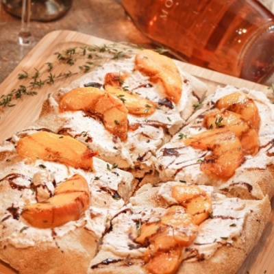 Pesche e ricotta