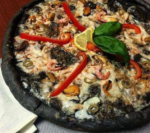 Пицца Морская Black