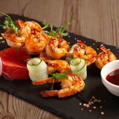 Тигровые креветки BBQ