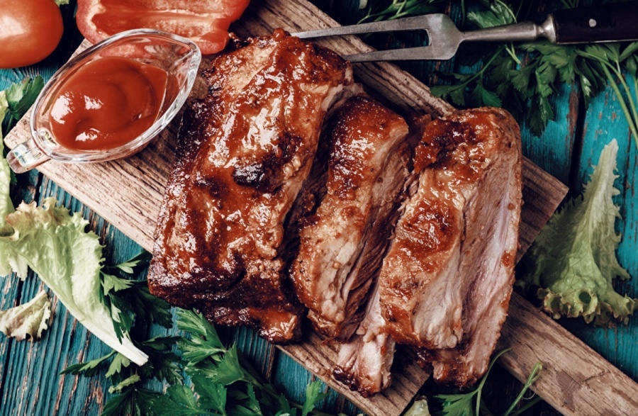 Шашлык из говяжей вырезки