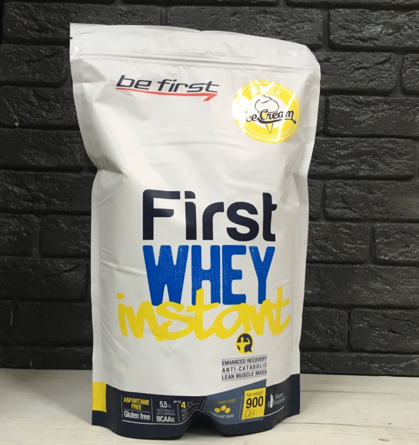 Be First Whey instant 900 гр, Банановое мороженое