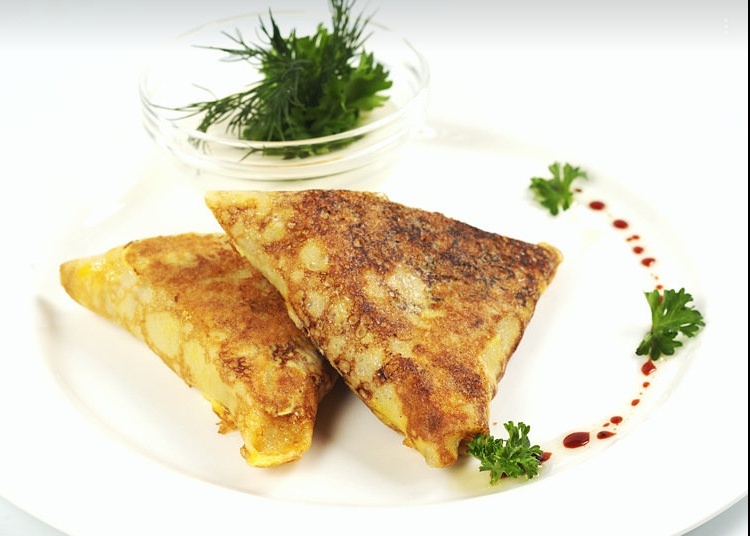 Блинчики с мясом