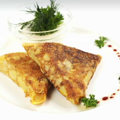 Блинчики с мясом