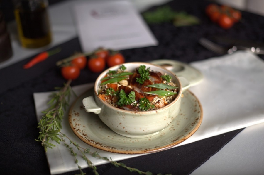 Тайский рис с морепродуктами