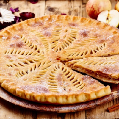 Пирог с яблоками