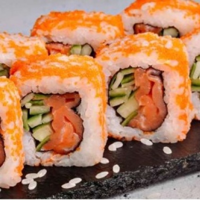 Калифорния сяке с икрой