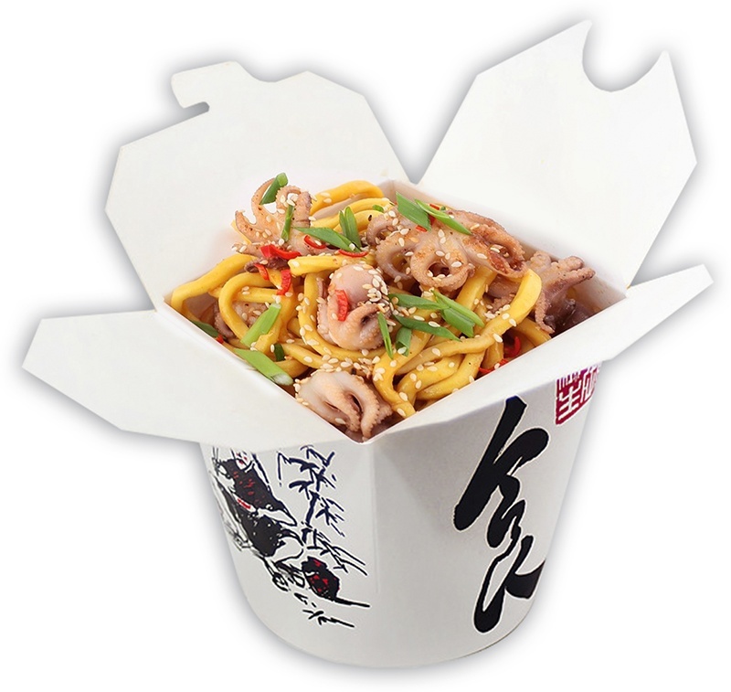 Wok с морепродуктами