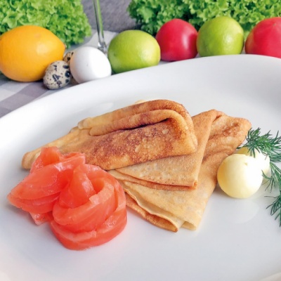 Блинчики с мясом