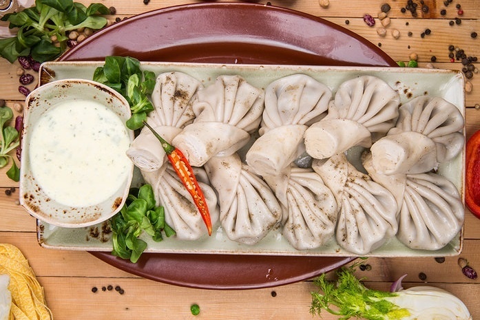 Хинкали с курицей