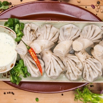 Хинкали с курицей
