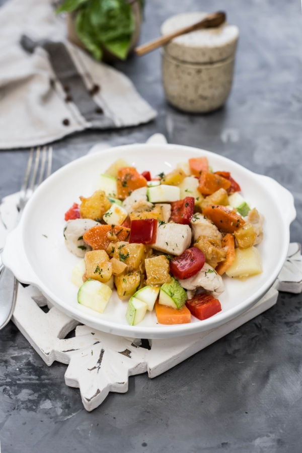Жаркое с курицей