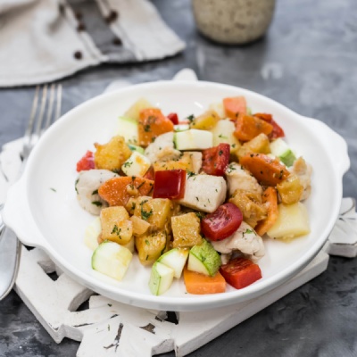 Жаркое с курицей