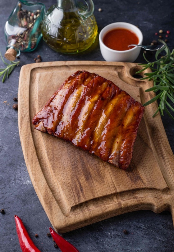 Свиные ребра bbq