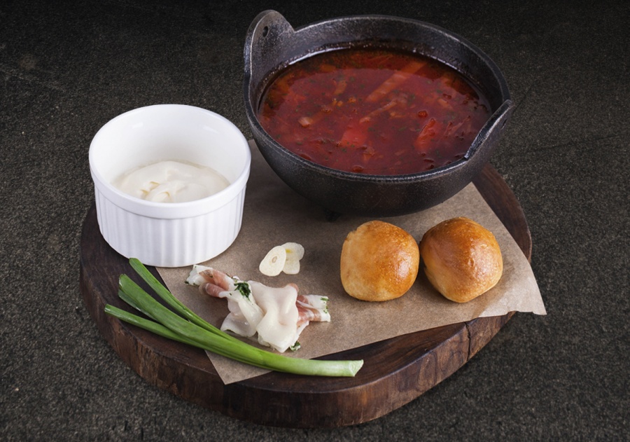 Кубанский борщ с говядиной