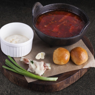 Кубанский борщ с говядиной