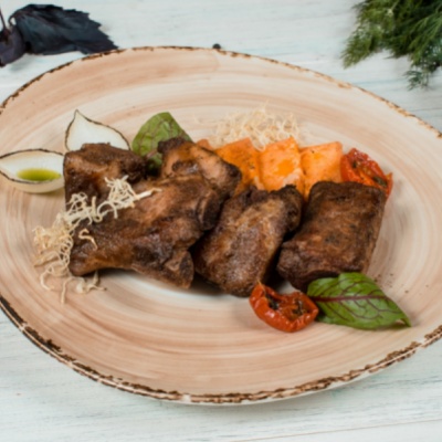Свиные ребрышки по-сельски