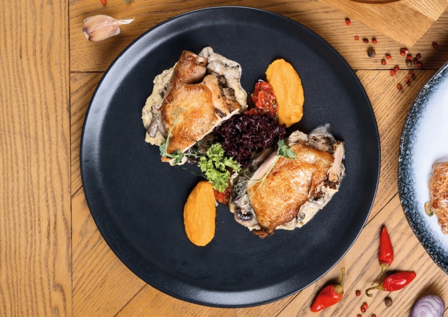 Домашняя куриная ножка