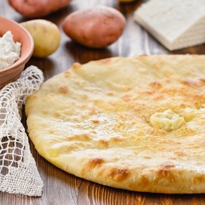 Пирог с картошкой и сыром