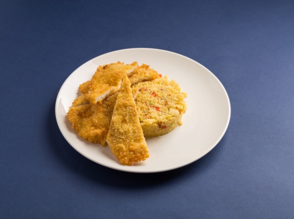 Куриная отбивная с кускусом