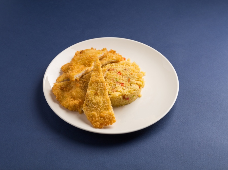 Куриная отбивная с кускусом
