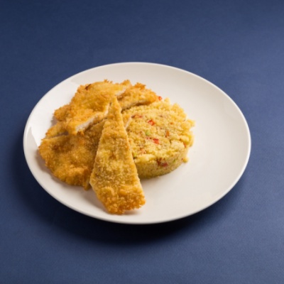 Куриная отбивная с кускусом