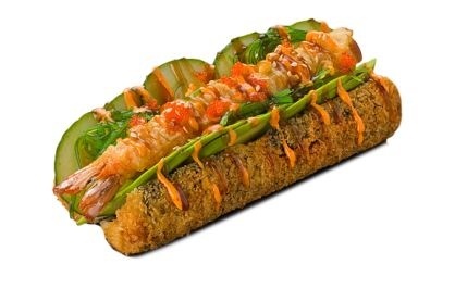 Хот- дог с креветкой