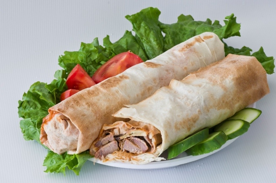 Шашлык в лаваше